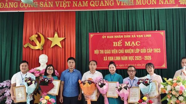 BẾ MẠC HỘI THI GIÁO VIÊN CHỦ NHIỆM GIỎI CẤP THCS NĂM HỌC 2025–2026